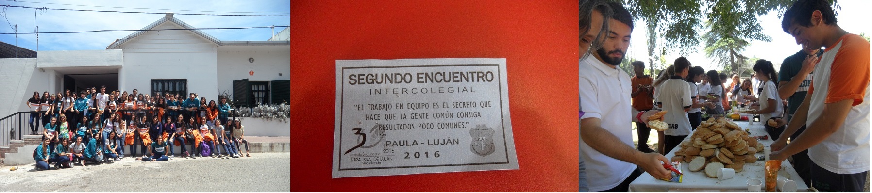 Segundo encuentro Luján e ITyOPAS 2016 Segundo encuentro Luján e ITyOPAS 2016